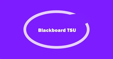 tsu blackboard.